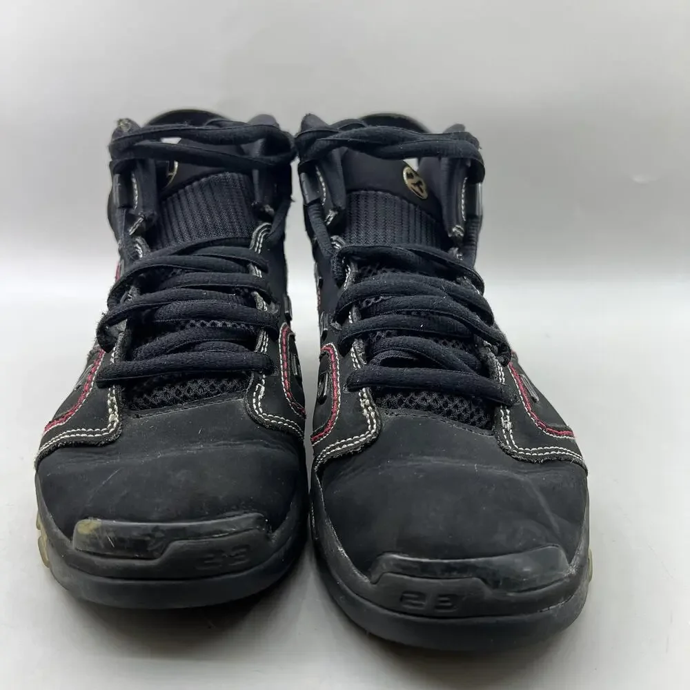 Nike Air Jordan 6-17-23 Basketball Shoes Youth Size 4Y Black Red Comfort Sneaker